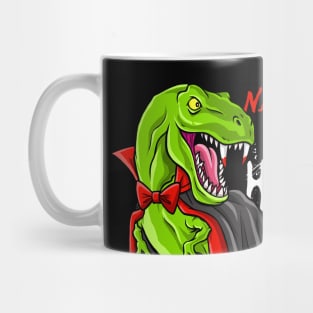 Vampire Lugosi Halloween T Rex Dinosaur Dracula Mug